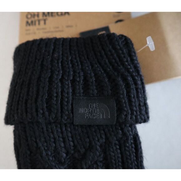 The North Face NF0A7WGGJK3 Women’s Sz XS/S TNF Black Oh Mega Mitt Knit Mittens - Picture 5 of 6